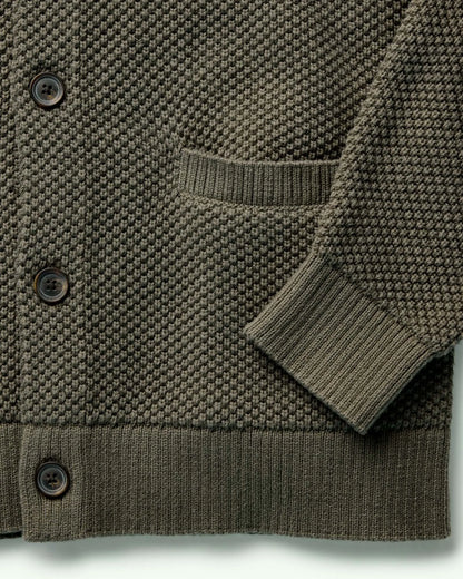 The Crawford Sweater in Fatigue Olive