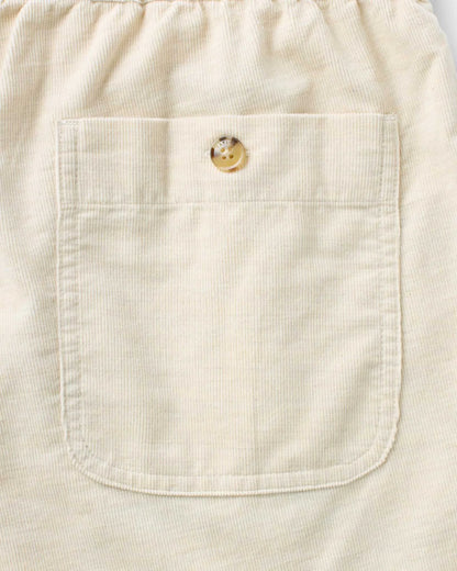 The Apres Short in Heather Oat Pincord