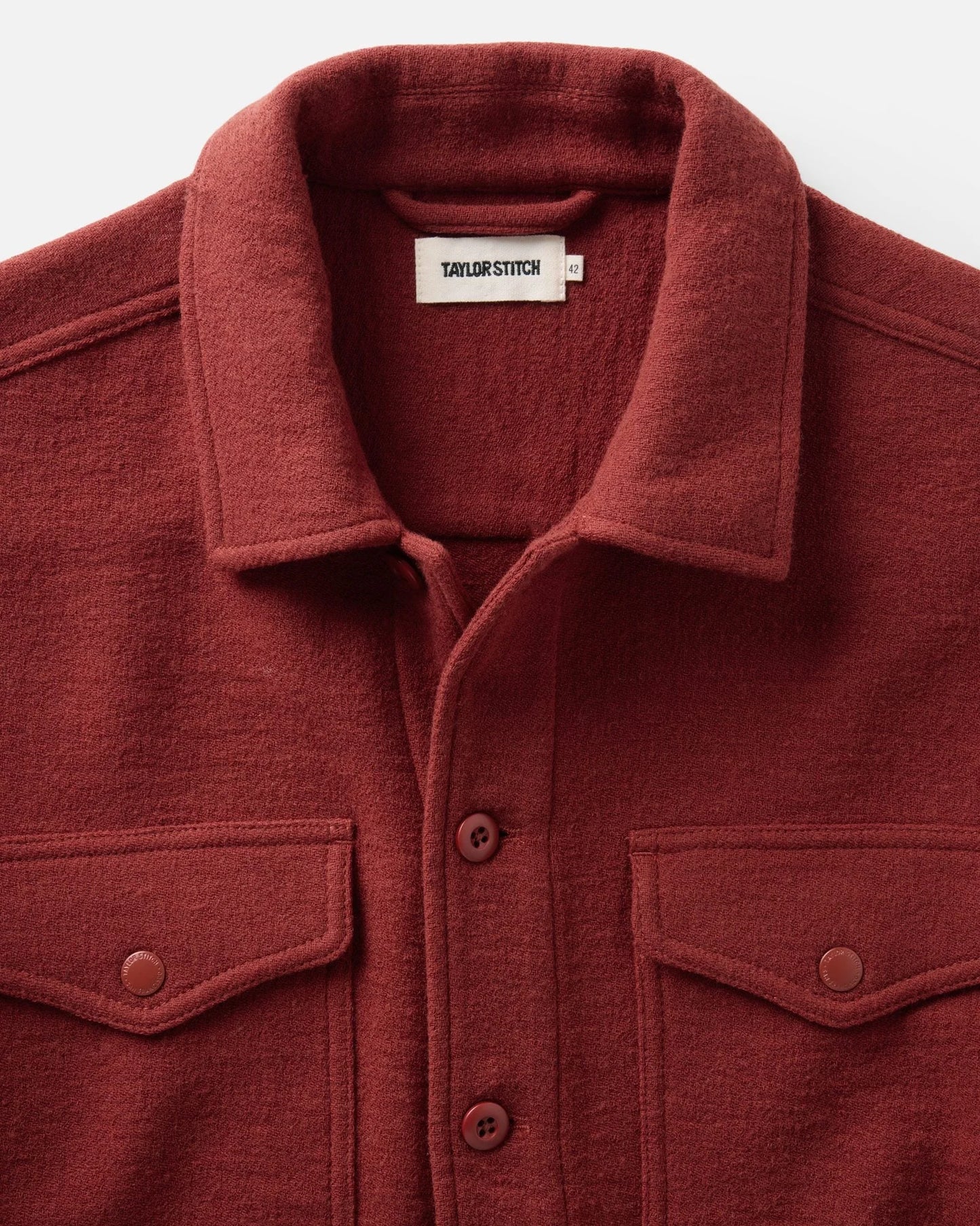 The Kenne Shirt Jacket in Canyon Cotton Wool Crepe