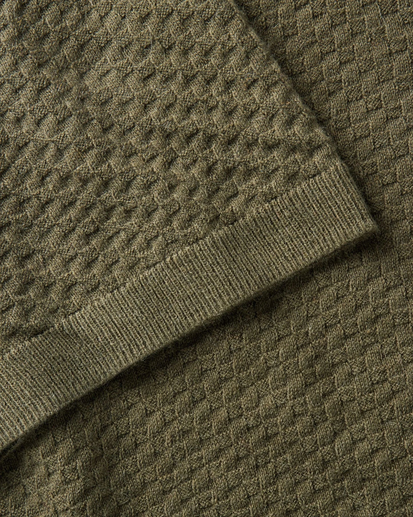 The Arlo Sweater Polo in Cilantro Texture Knit