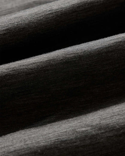 The Merino Polo in Heather Army