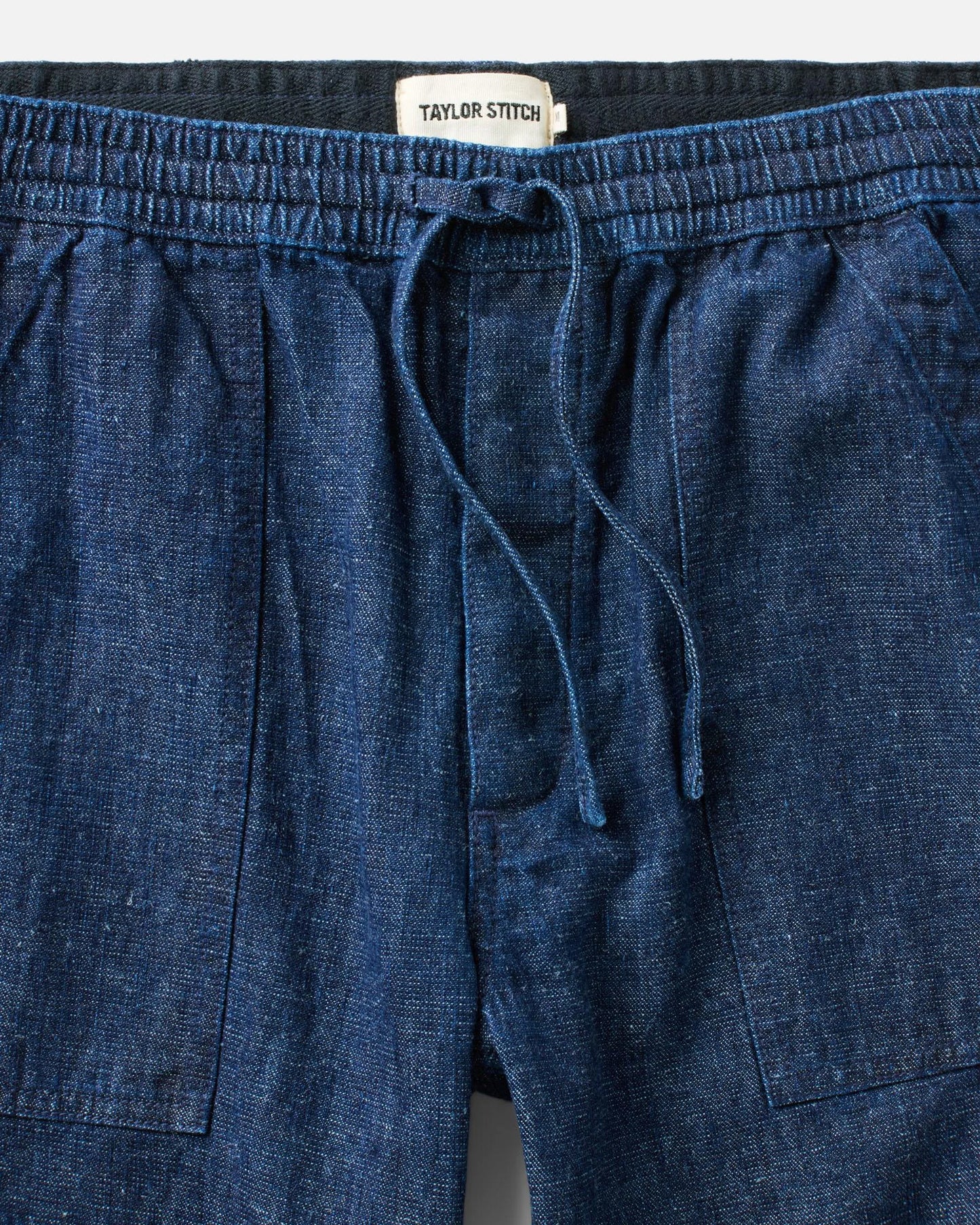 The Breakwater Pant in Rinsed Indigo Hemp Denim