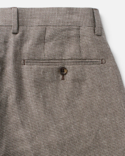 The Stevens Trouser in Morel Micro Check