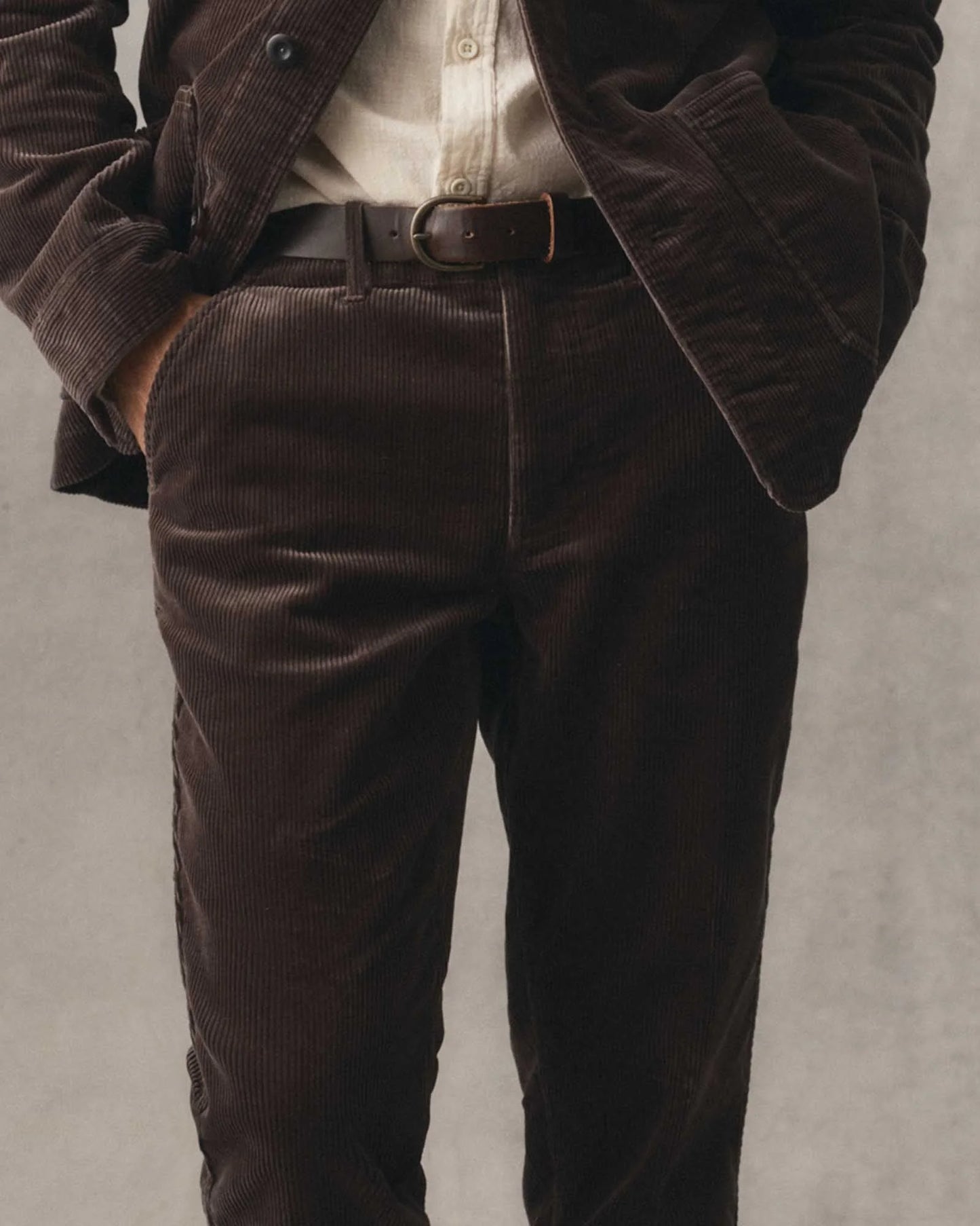 The Carnegie Pant in Soil Corduroy