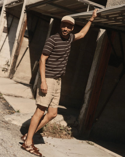 The Apres Short in Field Khaki Hemp