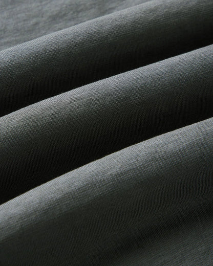 The Cotton Hemp Polo in Faded Black