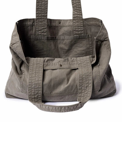 The Foundation Tote in Organic Smoked Olive