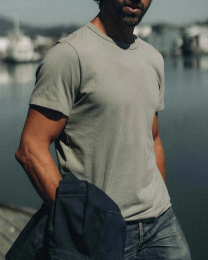 The Organic Cotton Tee in Sage