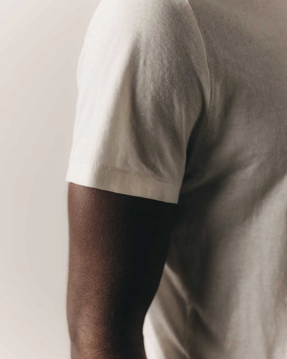 The Cotton Hemp Tee in Vintage White
