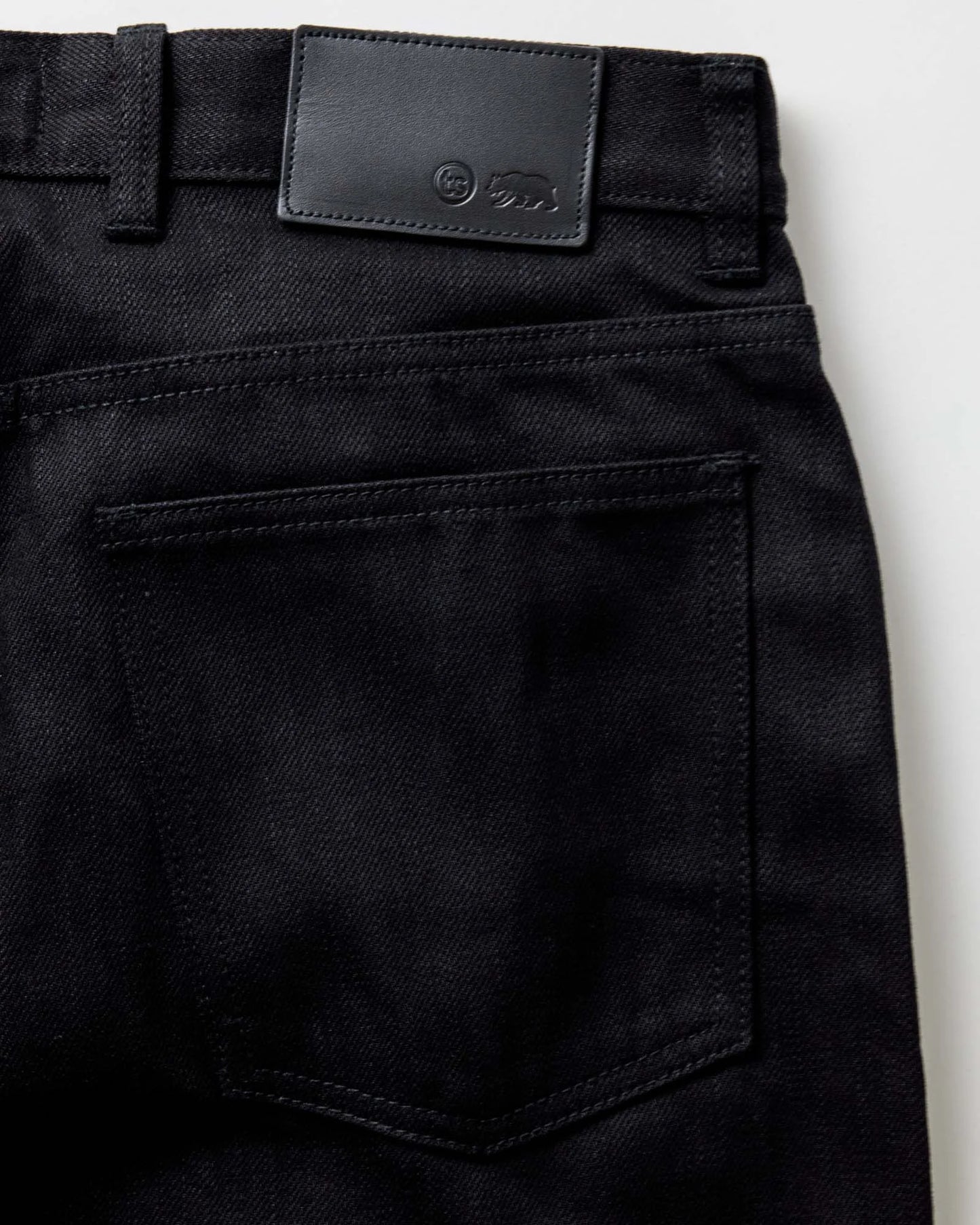 The Slim Jean in Rigid Black Organic Selvedge