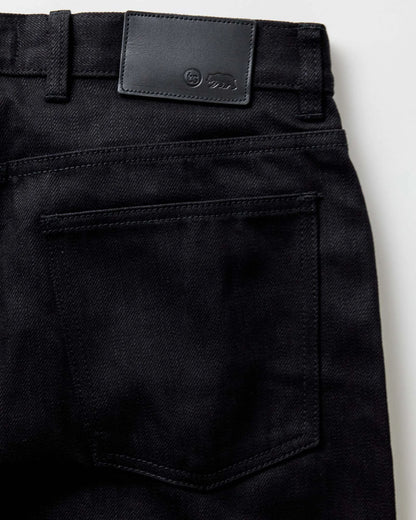 The Slim Jean in Rigid Black Organic Selvedge