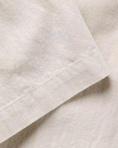 The Short Sleeve Crew Shirt in Natural Chambray