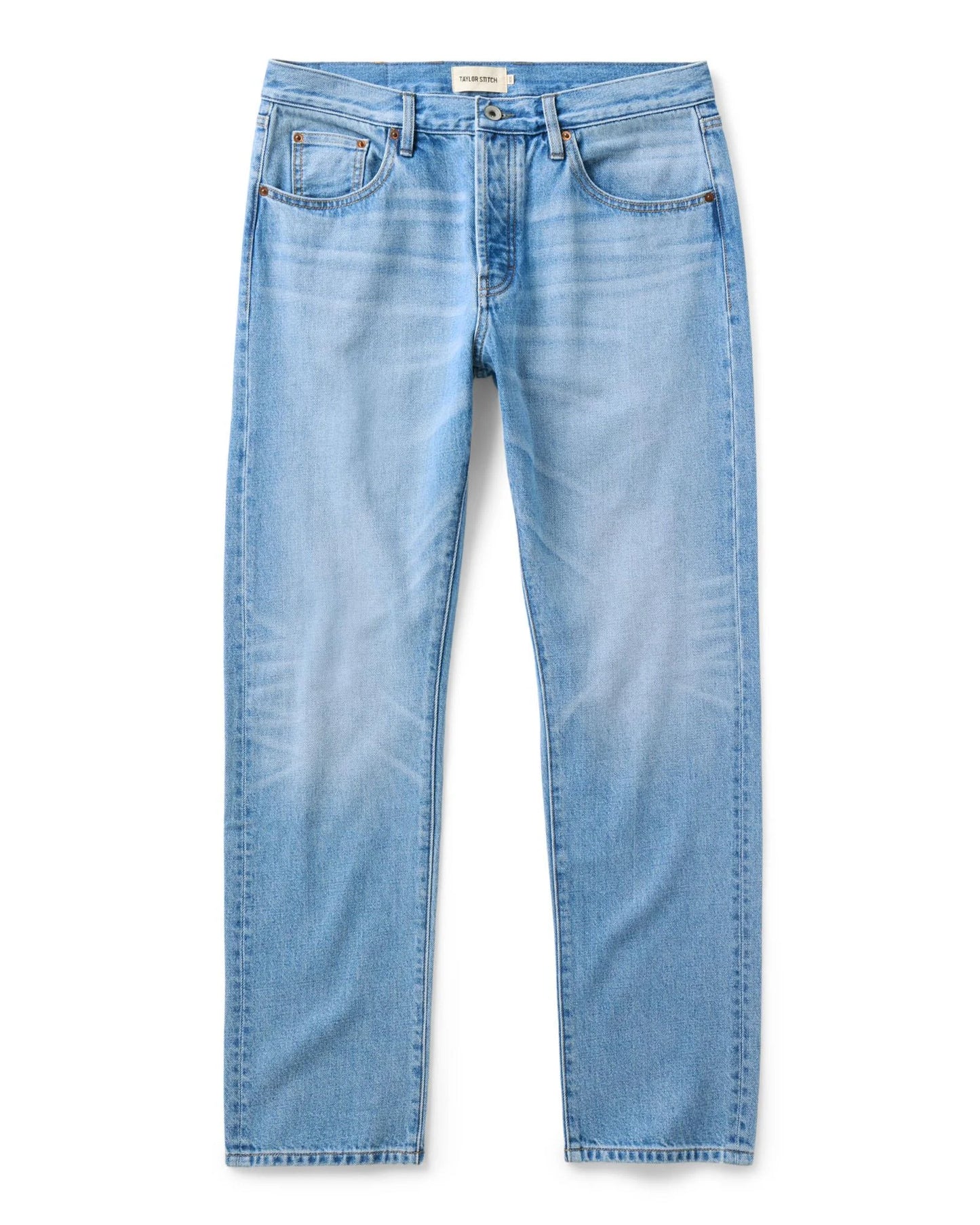 The Democratic Jean in Light Wash Hemp Denim