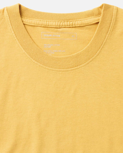 The Cotton Hemp Tee in Goldfinch