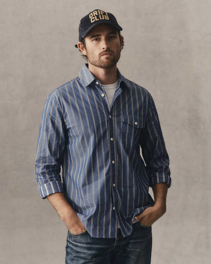 The Quincy Shirt in Bay Stripe