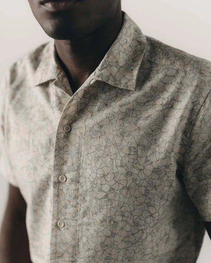 The Davis Shirt in Grey Skies Floral