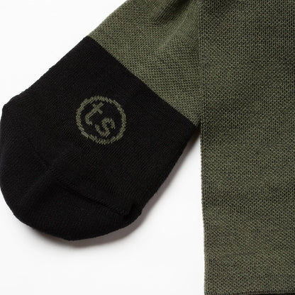 The Merino Sock in Olive