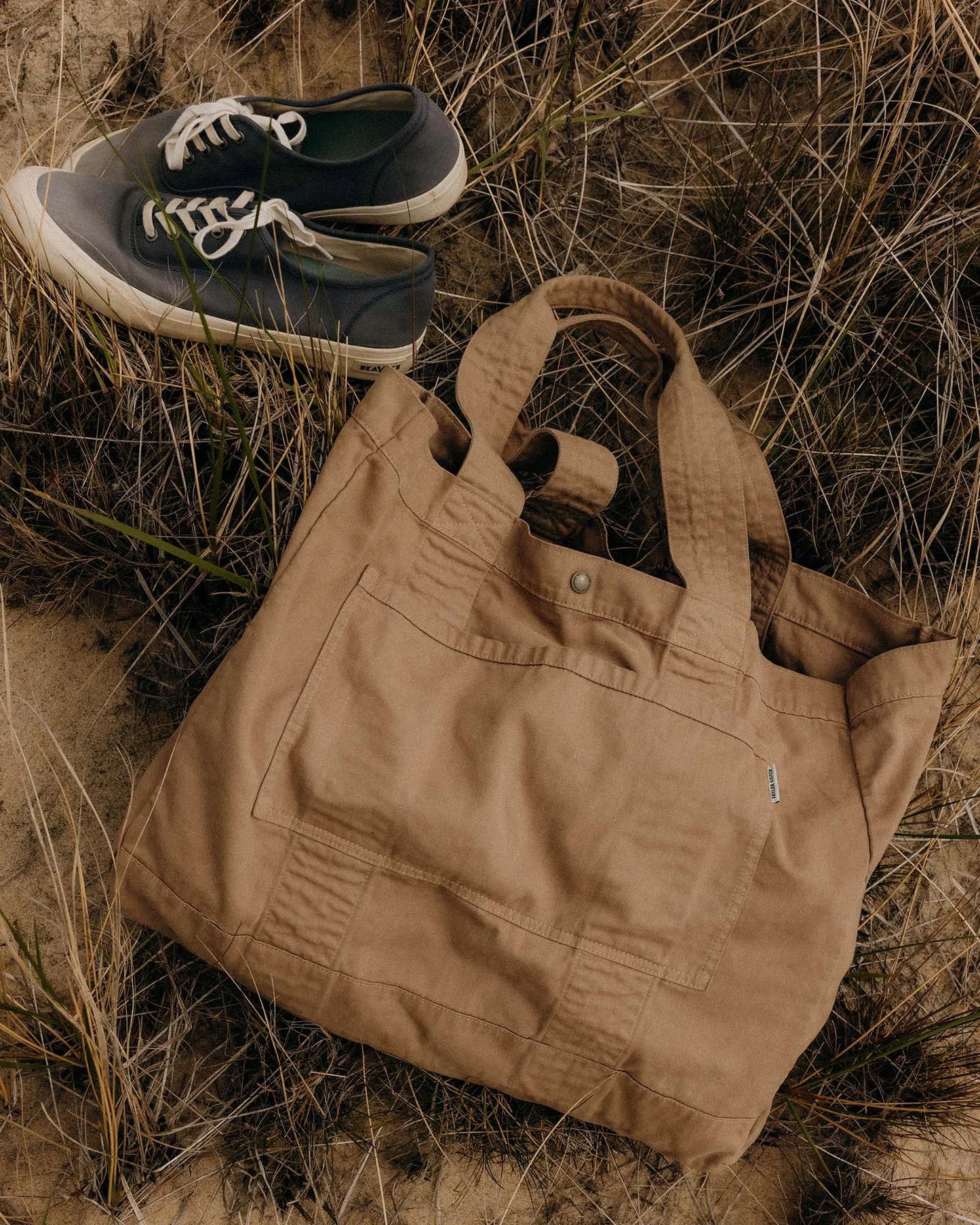 The Foundation Tote in Organic Khaki