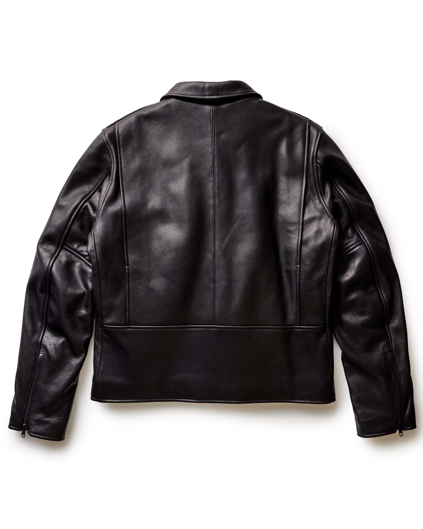 The Moto Jacket in Black Steerhide