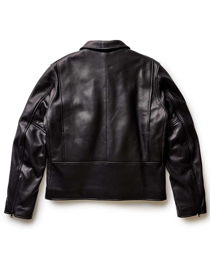 The Moto Jacket in Black Steerhide