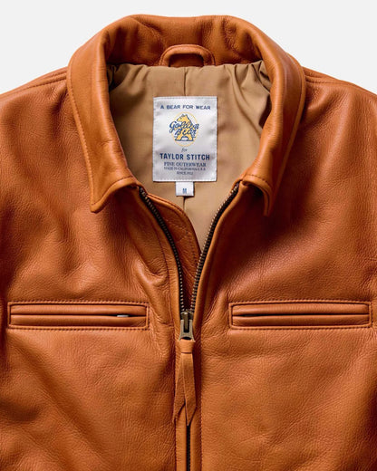 The Moto Jacket in Whiskey Steerhide