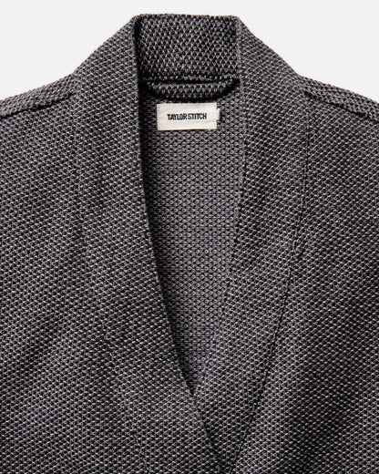 The Apres Robe in Charcoal Sashiko