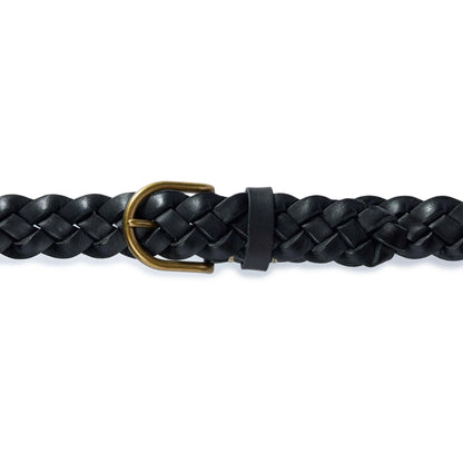 The Braided Belt in Black