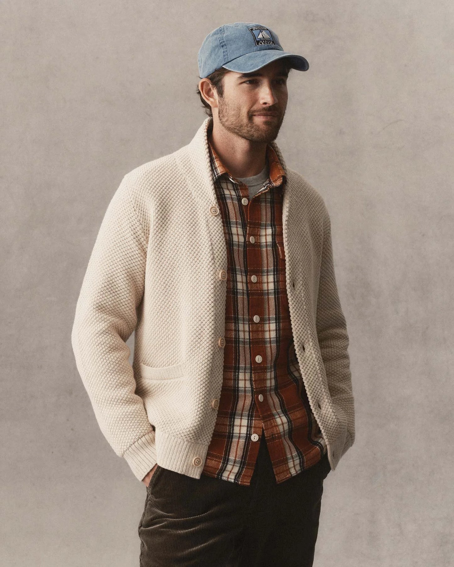 The Crawford Sweater in Marled Natural