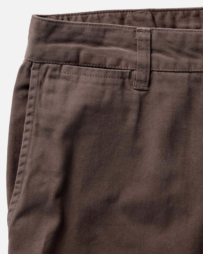 The Straight Foundation Pant in Organic Espresso