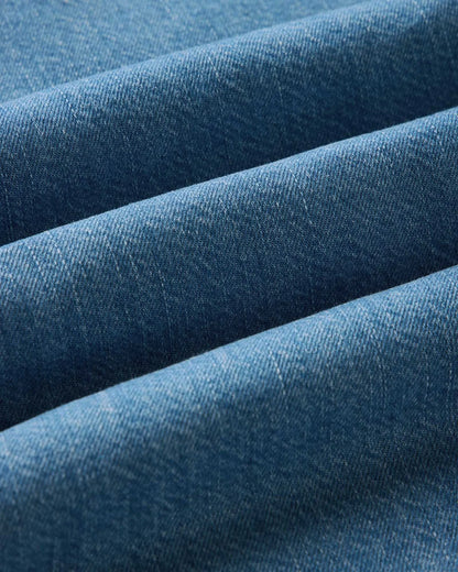 The Gulf Shirt in Washed Indigo Twill