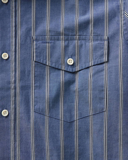 The Quincy Shirt in Bay Stripe