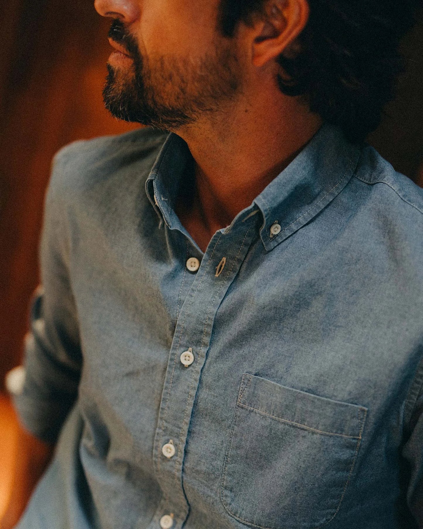 The Jack in Washed Indigo Chambray