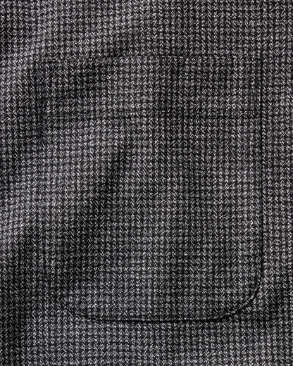 The Jack in Coal Jaspe Check Oxford