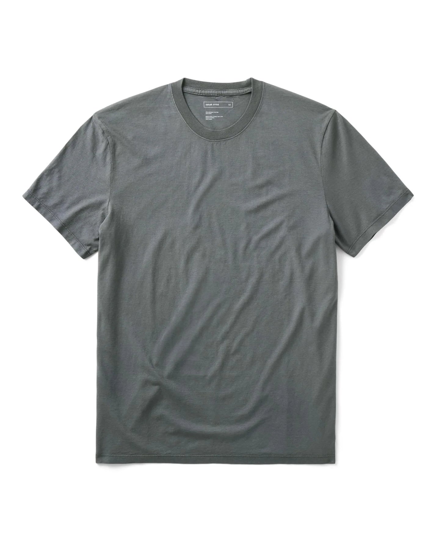 The Cotton Hemp Tee in Faded Black