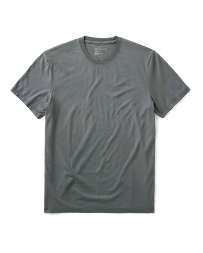 The Cotton Hemp Tee in Faded Black