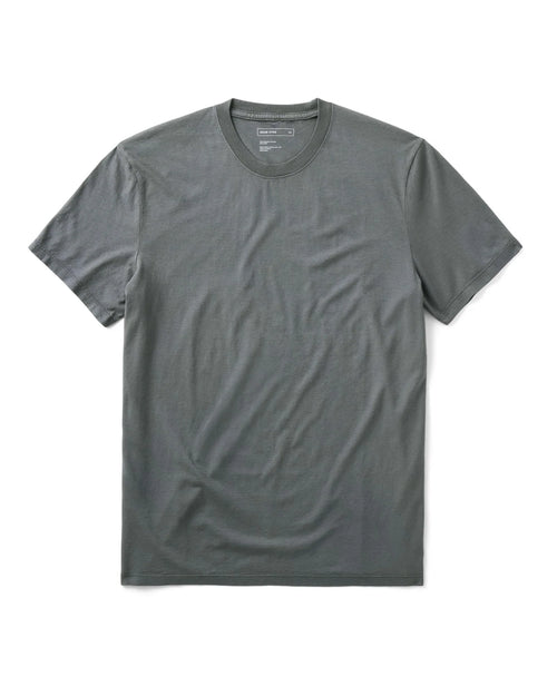 The Cotton Hemp Tee in Faded Black