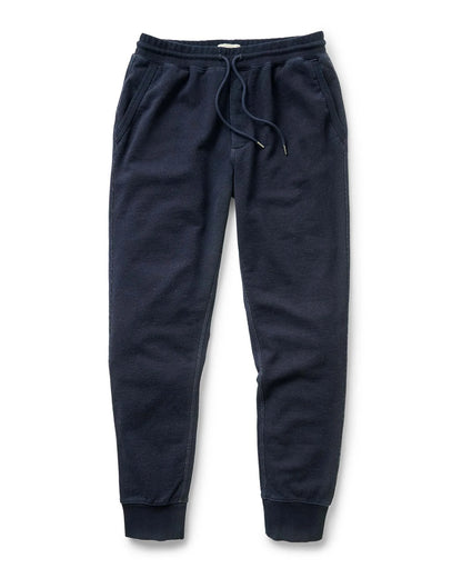 The Sunset Pant in Rinsed Indigo Terry