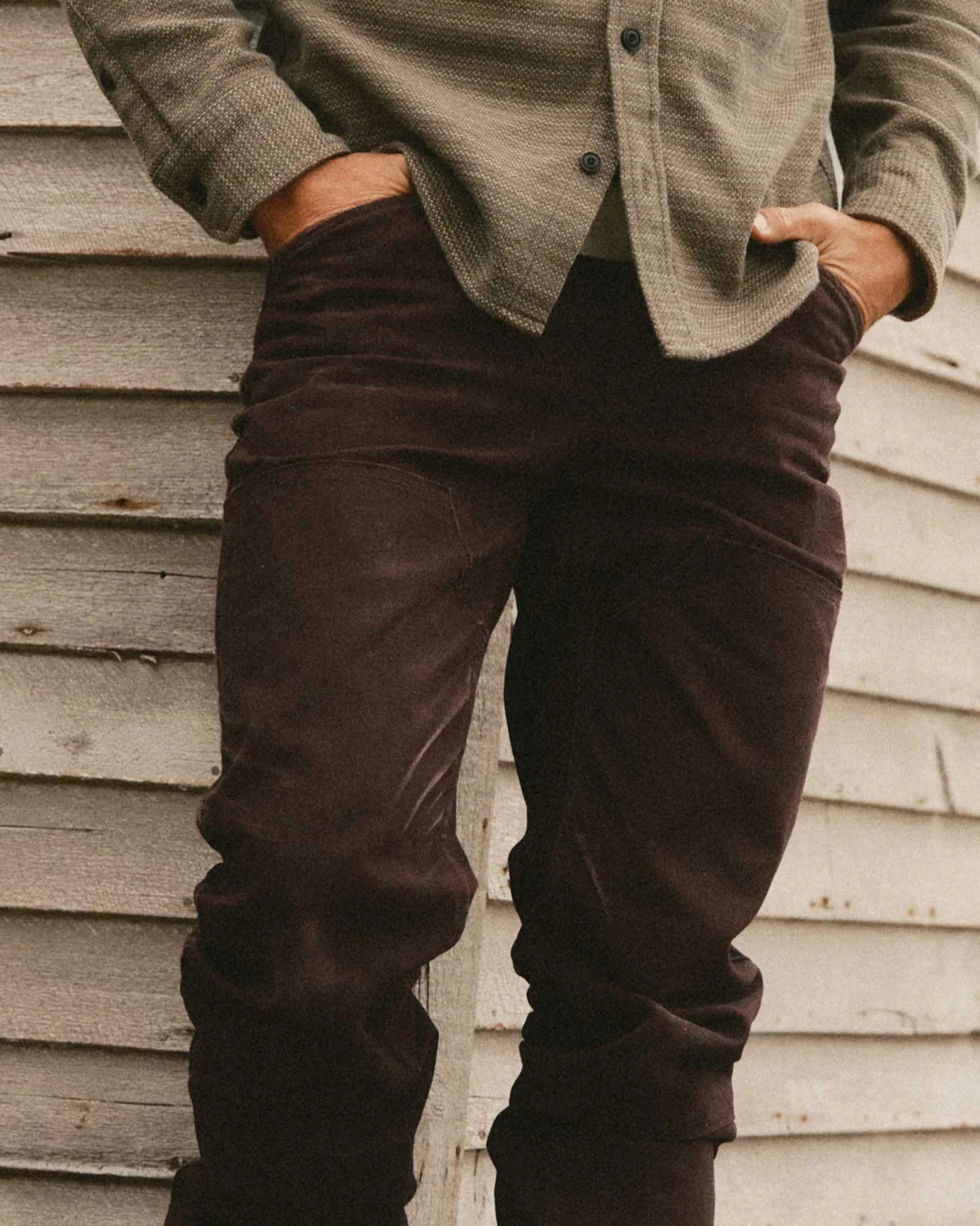 The Good Acre Chore Pant in Coffee Canvas