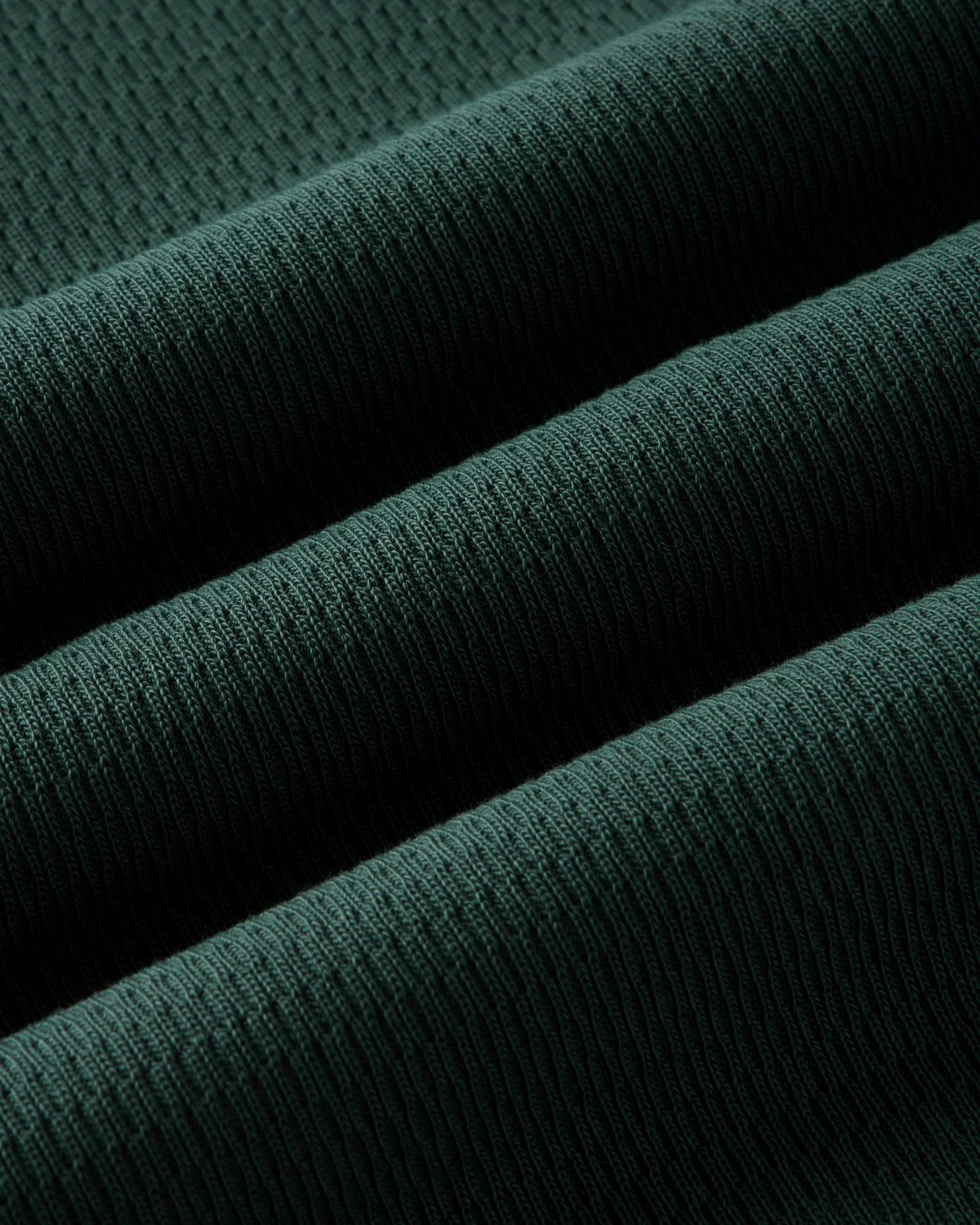 The Organic Cotton Crew in Dark Forest Waffle