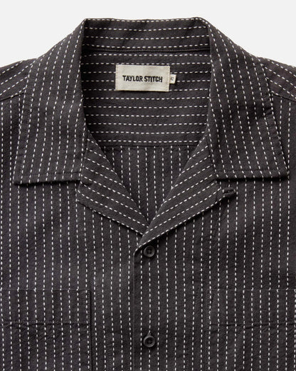 The Conrad Shirt in Pickstitch Stripe Dobby