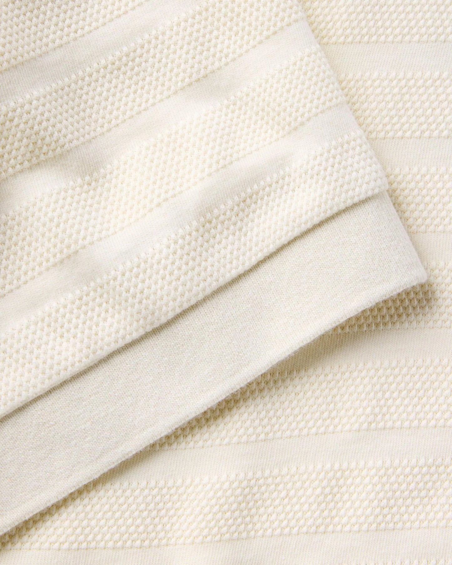 The Bywater Polo in Natural Knit Stripe