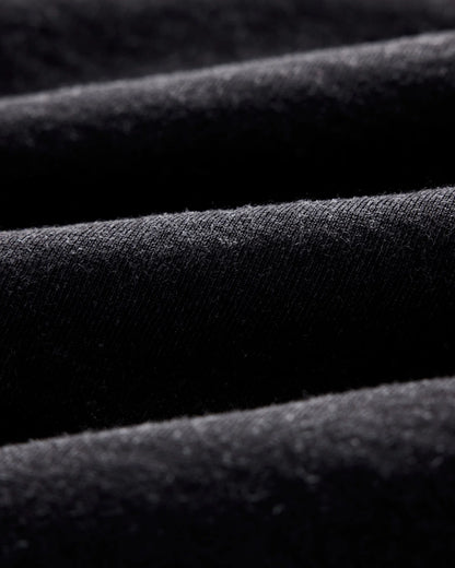 The Sunset Hoodie in Black Indigo Terry