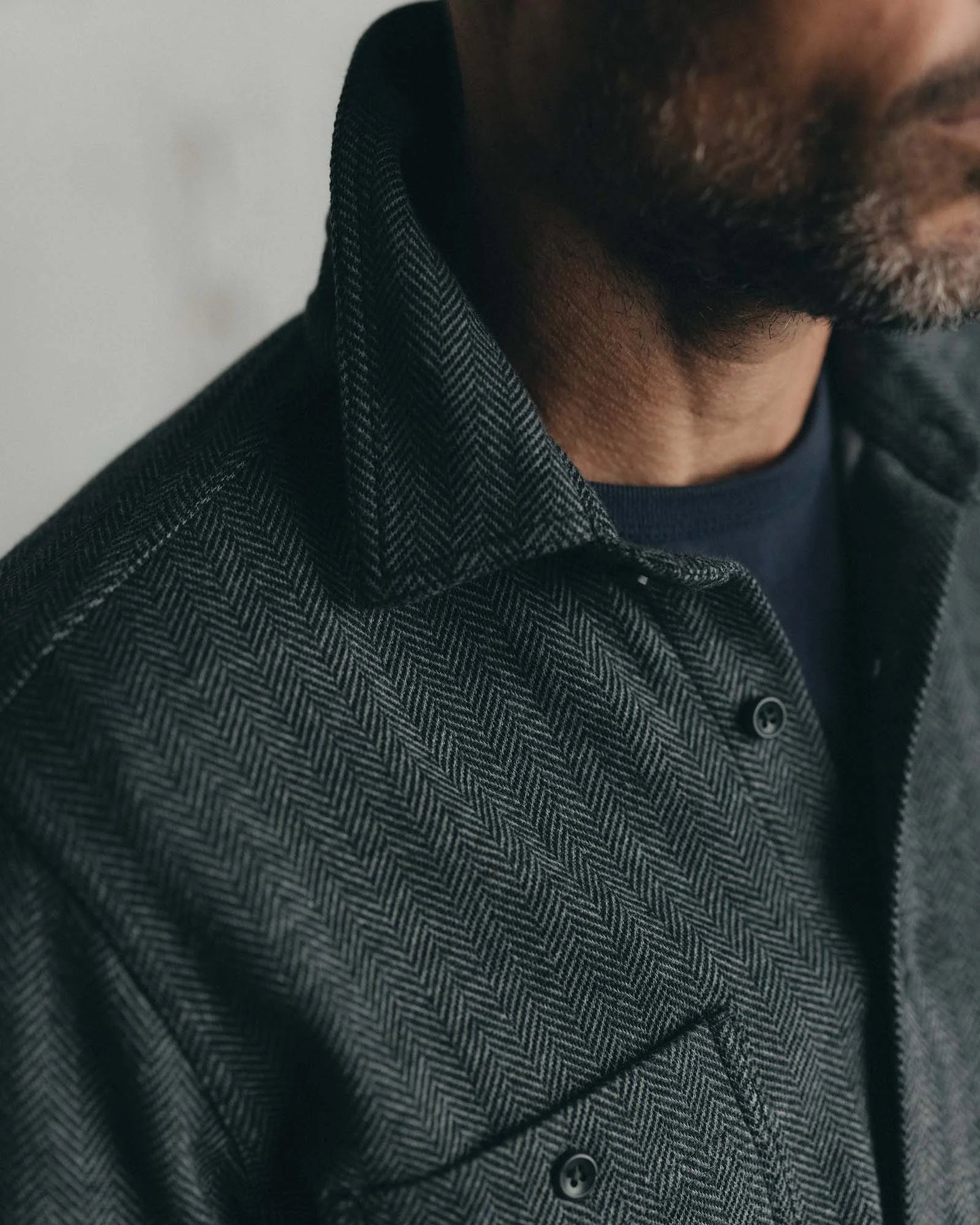 The North Shore Knit Shirt in Heather Coal