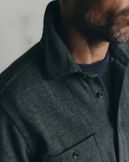 The North Shore Knit Shirt in Heather Coal