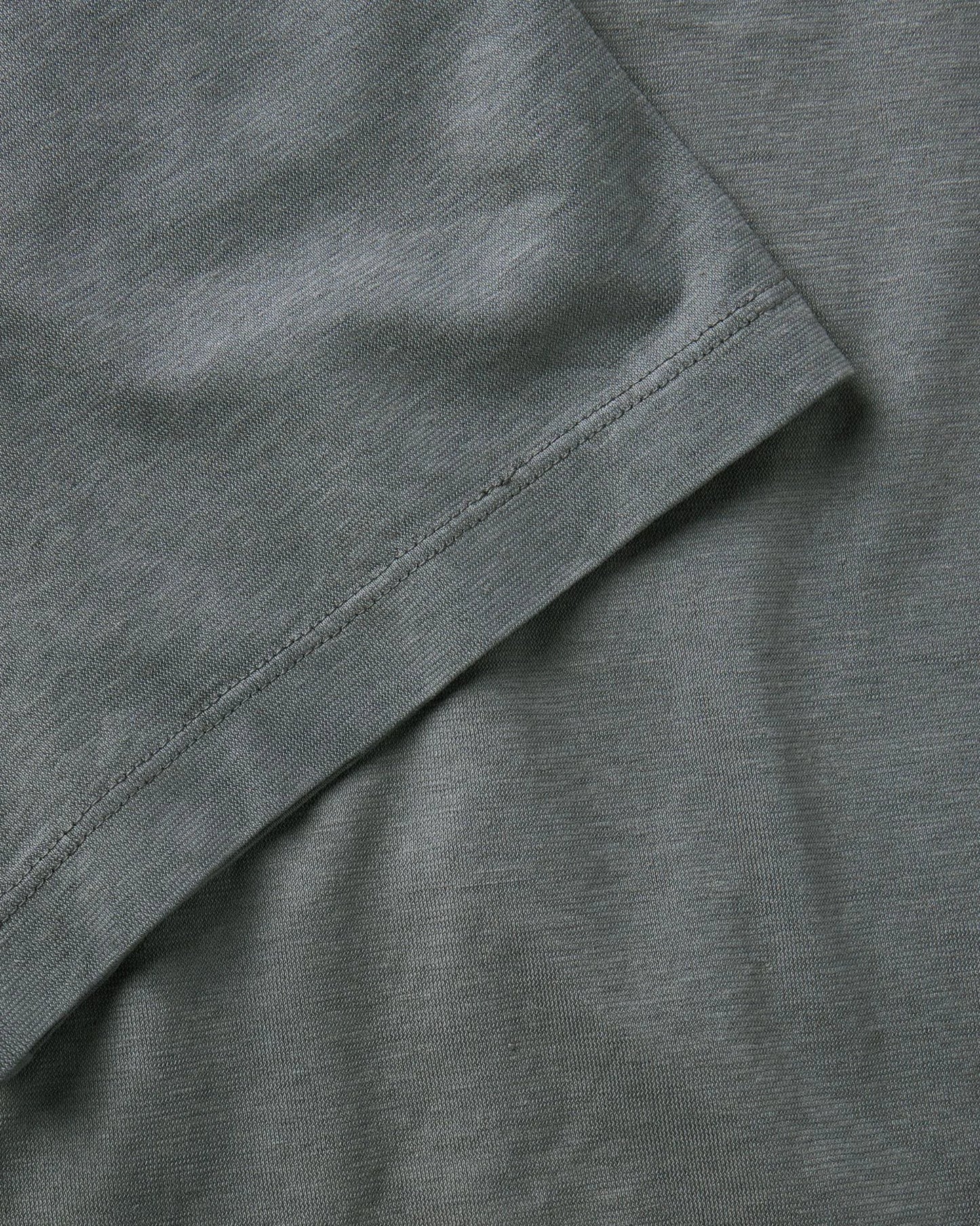 The Cotton Hemp Polo in Faded Black