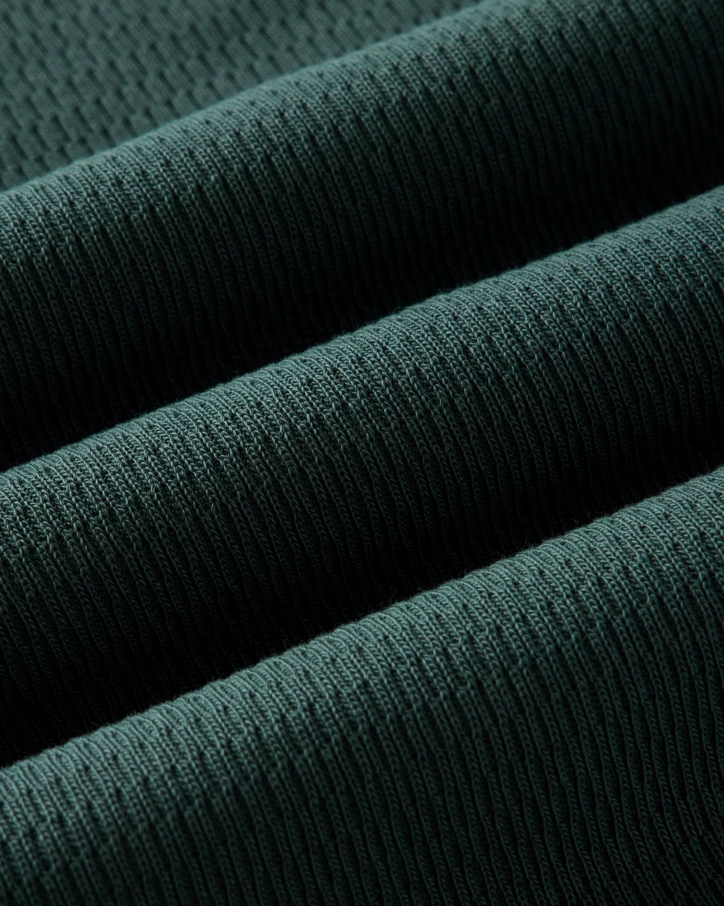The Organic Cotton Short Sleeve Crew in Dark Forest Waffle