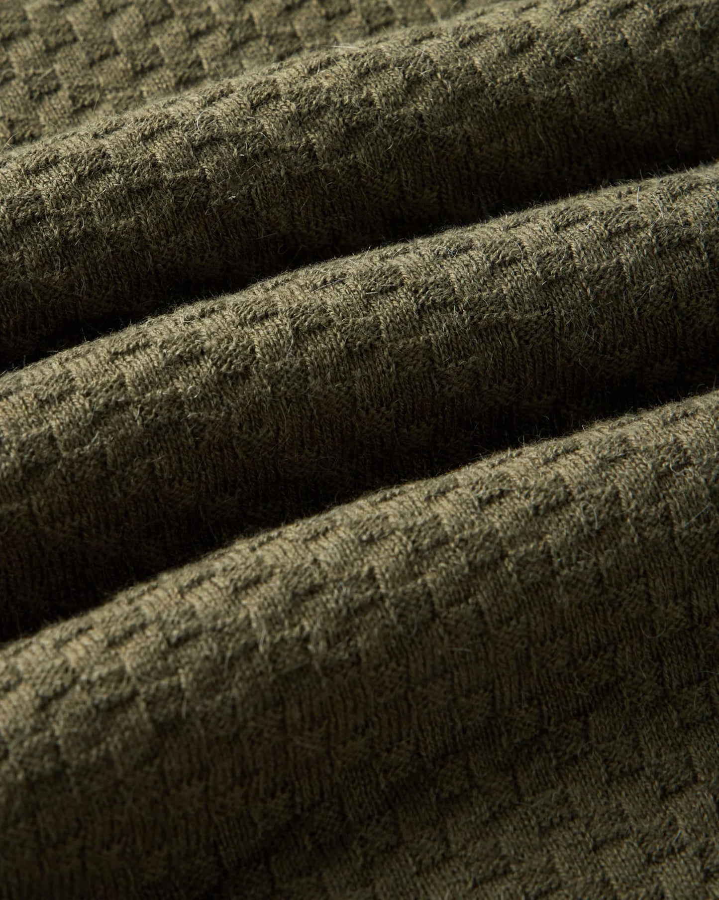 The Arlo Sweater Polo in Cilantro Texture Knit