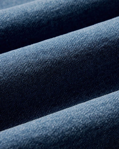 The Sunset Hoodie in Washed Indigo Terry