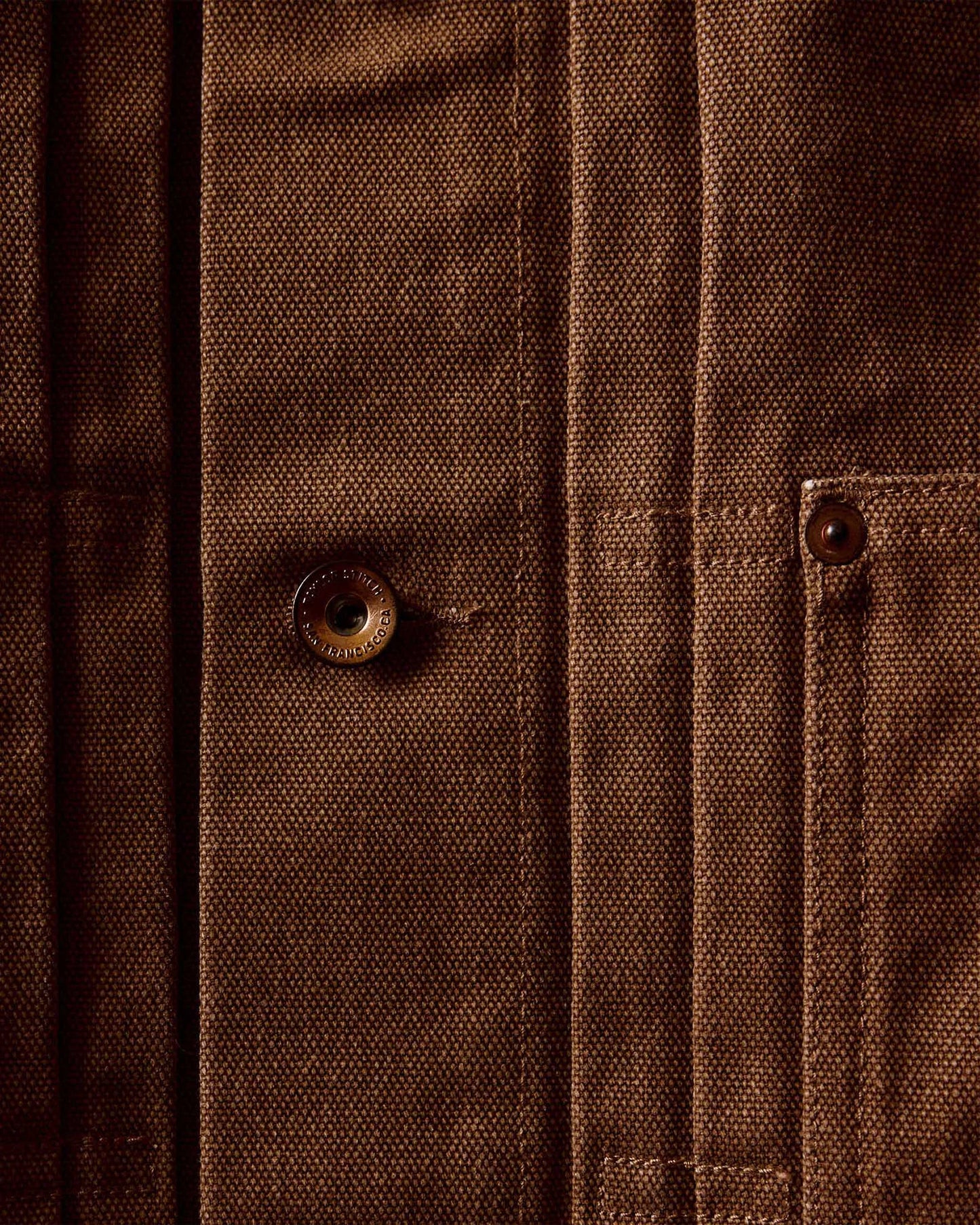 The Ryder Jacket in Tobacco Chipped Canvas