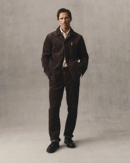 The Carnegie Pant in Soil Corduroy